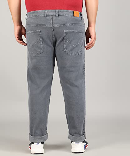 Image of STUDIO NEXX Regular Fit Cotton Lycra Blend Black Jeans