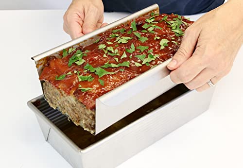 USA-Pan-Bakeware-Aluminized-Steel-Meat-Loaf-Pan-with-Insert USA Pan Bakeware Aluminized Steel Meat Loaf Pan with Insert