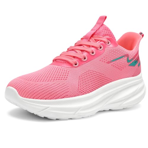 Image of Padgene Womens Sneakers Lightweight Tennis Walking Shoes Sports Running Shoes for Woman Mesh Breathable Gym Fashion Sneakers Athletic Comfortable Casual