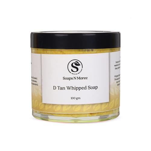 Image of D Tan Whipped Soap for Cleansing | Creamy Bath soap for Smooth & Refreshing Skin | Helps Cleanse, Soft Texture, Hydrating Even Tone | Daily Bathing Bars for Moisturized & Nourished Skin