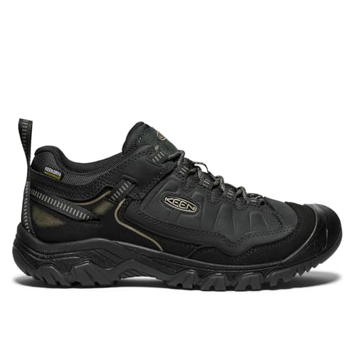 KEEN Men's Targhee 4 Low Height Durable Comfortable Waterproof Hiking Shoes, Triple Black, 9 by KEEN - Used condition - Image 2