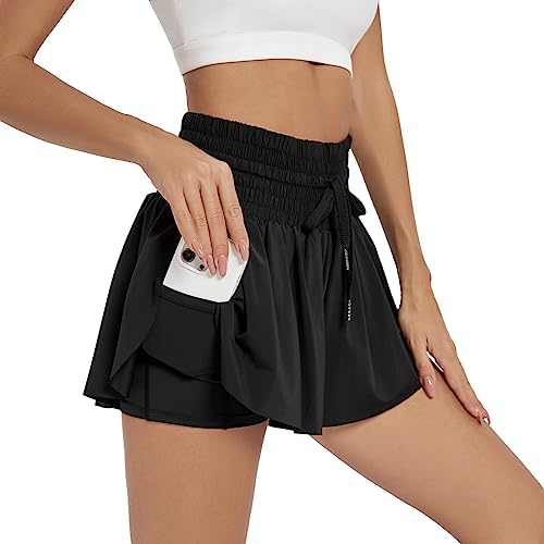 Blaosn Flowy Athletic Shorts for Women Gym Yoga Workout...
