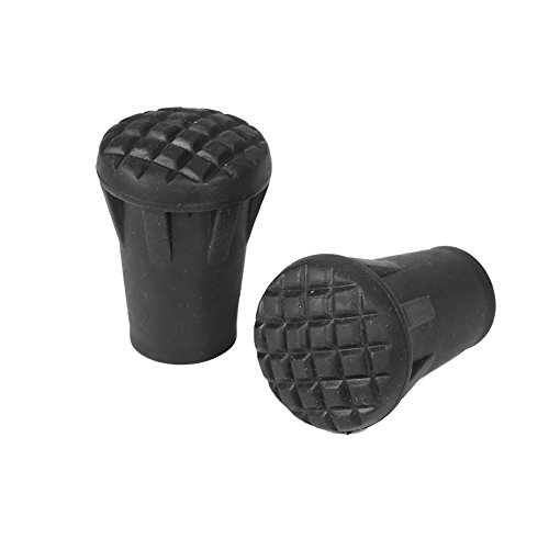 RiToEasysports 6Pcs Trekking Pole Foot Covers Non‑slip Hiking Pole Tips Fits Most Standard Hiking Poles Trekking Poles 15 Mm Width Rubber Tips For Walking Poles