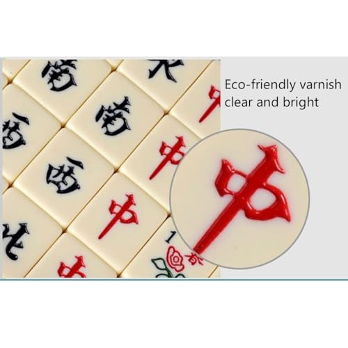 Juego de Mesa Mahjong Chino con Bolsa de Almacenamiento miniatura 4