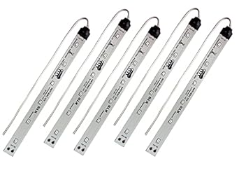 KRPLUS 6 Inch UV LED Strip No Need of UV Choke Connect Directly to SMPS 24v Dc Power, for RO UV UF Water Purifier (UV LED), 15 Liter/Hour Purification - Pack of 5