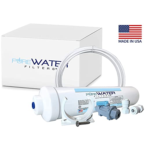 Purewater Filters PWRFK-4 Inline Water Filter Kit For Refrigerators With Ice Makers thumb #1