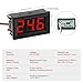 Exqutoo 2Pack DC0-100V Mini Voltmeter Voltage Tester DC Voltage Gauge Voltage Indicator, 0.56