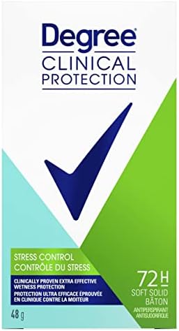 Degree Clinical Protection Antiperspirant Stick for sweat protection Stress Control antibacterial odour protection 48 g