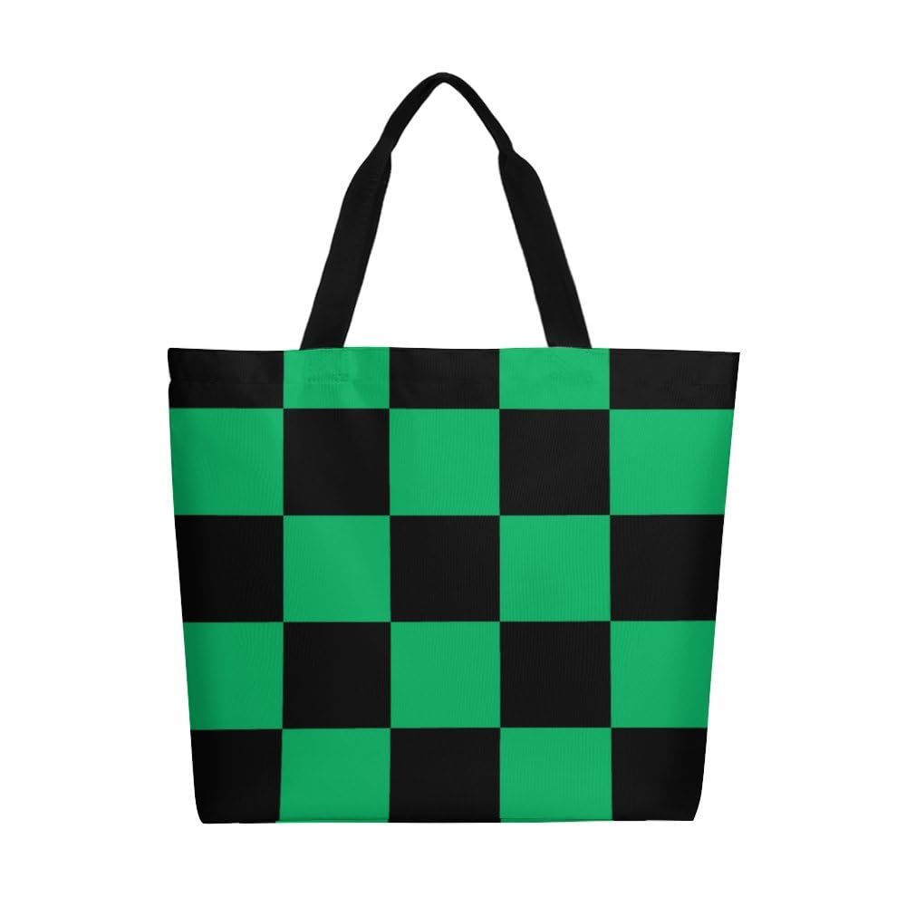 Muishi Large Canvas Tote Bag - 15.7x19.7x6.3 Inch Reusable Shoulder Bag For Shopping, Beach, Groceries - View #9