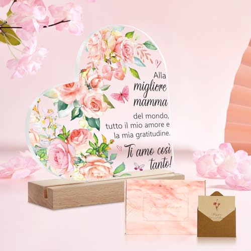 Taimimy Regalo Natale Mamma,Regalo per Mamma,Idee Regalo Festa Della Mamma,Regalo