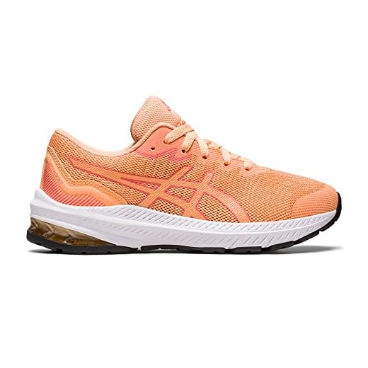 Asics GT-1000 11 GS, Running Shoe, Summer Dune/Papaya, 37 EU