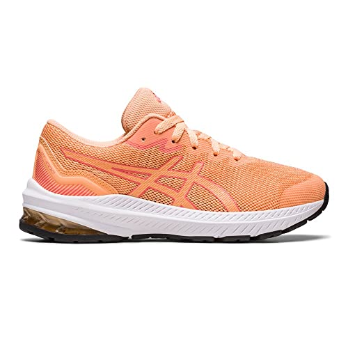 Asics Calzados para Correr en Asfalto para niños GT 1000 11 GS, Summer Dune/Papaya, 37 EU