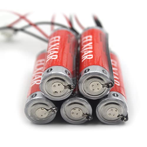 Lunggwey (5-Pack) 3.6V Er6C Plc Lithium Replacement Battery For Maxell Er6C, Mitsubishi F2-40Bl, F240Bl, F1, F2, Fx, Fx1, Fx2, Fx2C, Fx2N (3 Position Connector - 2 Wires) #TOP5