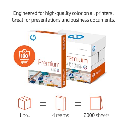 HP Premium CHP854 FSC Paper, 100 g/m², A4, Pack of 500 Sheets/Sheets, White - Image 5