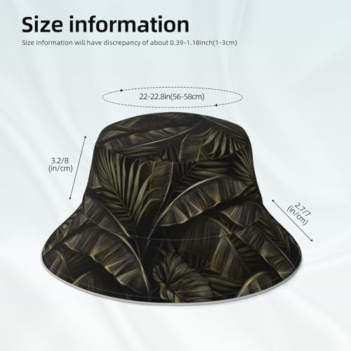 Image of Bucket Hat Beach Summer Sun Hat Reversible Fisherman Hats Double Sided Wearing for Women Men Boys Girls
