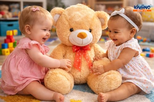Image of Soft Toy Cuddly Teddy Bear| 42cms for Girls & Boys Plush Stuffed Animals Ultra Soft Toys |Perfect for Birthday Gifts (Teddy Bear, Brown, 42cms)