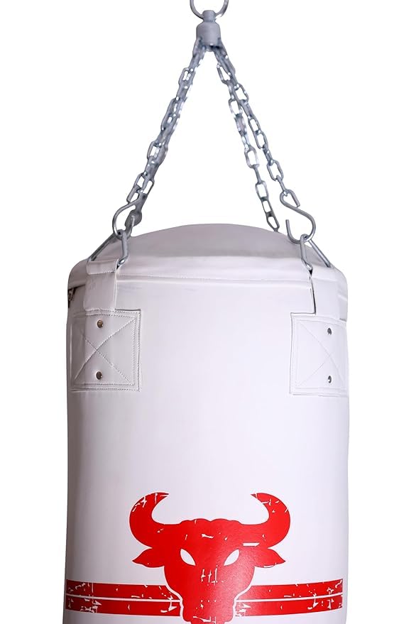 Image of Pro-Beast Gear Filled Boxing Bag for Men & Women Training, Punching Bag, Kick Boxing Bag, MMA, Special Edition (White, 5Ft- 50 KG(150 * 40 CM))