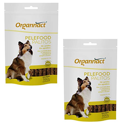 Combo 2UN Organnact Pelefood Palitos 160G