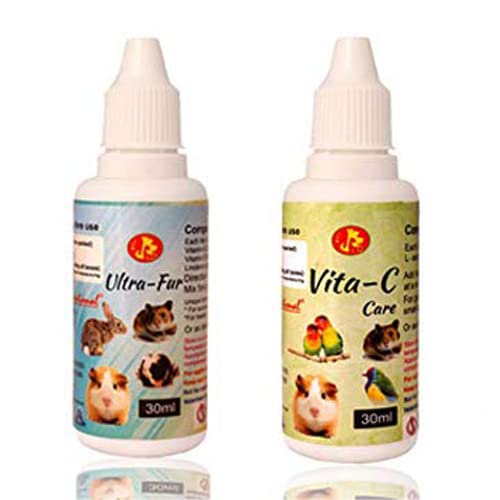Pet Care International (PCI) Ultra-Fur & Vita-C to Provide Healthy, Long Hairs and Vitamin C for Rodents Including Hamsters, Rabbit, Guinea Pigs, Mice, Dwarf, Gerbill, Sugar Gliders (Combo) (30ml) (B07NVCST35) Amazon Price History, Amazon Price Tracker