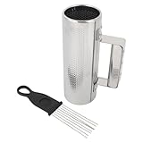 Srliya Metall-Guiro-Shaker, Musikinstrument, Guiro-Shaker, Metallgriff, Percussion-Shaker für Caballito-Musik-Bühnenaufführungen, 21 X 7,3 Cm