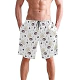 [Matière] 100% polyester avec doublure en mesh, tissu à séchage ultra rapide, lisse et léger.