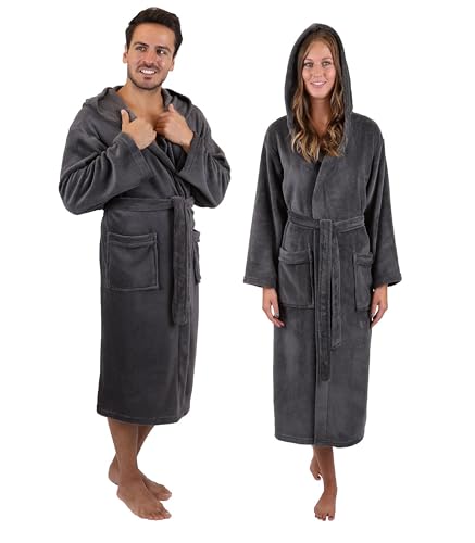 Betz Mikrofaser Bademäntel für Herren und Damen - Saunabademantel -...