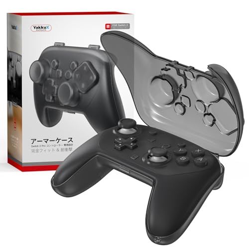 Switch 第2世代 Proコントローラー専用 ハードケース｜軽量・スリム・充電対応・ストラップホール付き・衝撃に強い