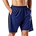 Produktbild serliy Herren Sport Shorts Schnell Trocknend Kurze Hose mit Reißverschlusstasch Reißverschluss Atmungsaktiv Schnell Trocknend Sport Shorts