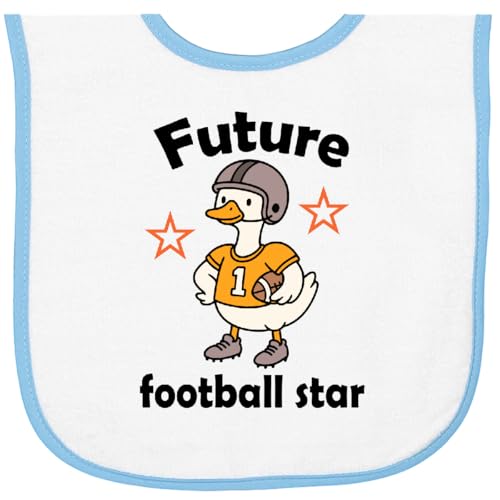 inktastic Future Football Player Goose Baby Terry Cloth Bib