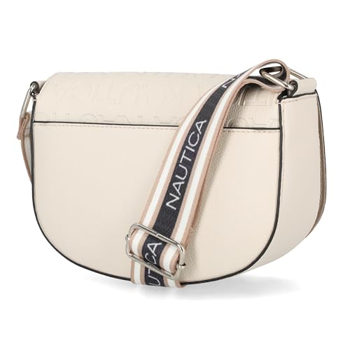 Image of Nautica Delray Flap Crossbody Purse Womens Shoulder Bag, Magnetic Snap Closure Pocket, Small Travel Handbag, Adjustable Strap