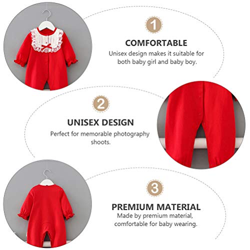 ABOOFAN 1 pc schattige babyfotografie kleding kerst baby kostuum Party Favor. - Afbeelding 7