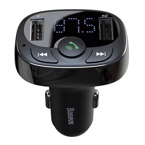 BaseusT Shaped S-09A Car Bluetooth MP3 Player (Standard Edition) Black