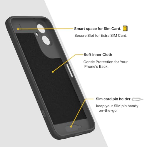 Image of Outlouders Back Cover for Samsung Galaxy M07 | F07 | A07 5G | Soft Matte Silicone | Magnetic-Safe Logo Design (Magnetic-Safe Not Compatible) | Shockproof Protection Bumper Case (Grey)