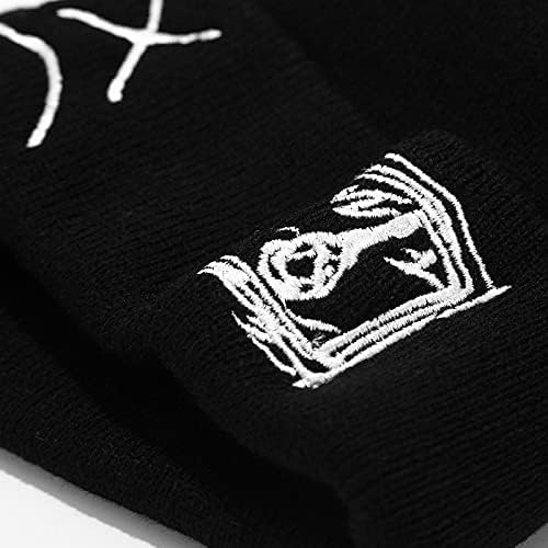 Fashion Autumn Winter Warm Beanie Hats Embroidery Cotton Caps Men Women Knitted Hip Hop Hats - Image 4