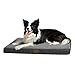 Bedsure Cuscino per Cane Gande - Materassino per Cani Taglia Grande Interno Cuscino Cane Sfoderabile Lavabile 91x69x7,6 cm Grigio