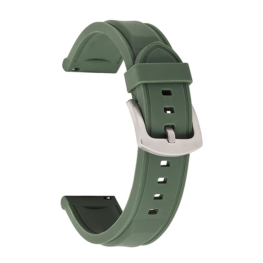Correa de silicona transpirable e impermeable para Garmin Vivoactive 4S 8