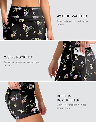 Image of G Gradual Women's 16 inch Swim Skirt with Pockets High Waisted Tummy Control Modest Swimsuit Bathing Suit Bottoms for Women