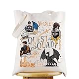 WZMPA ドラゴンウィング トートバッグ ドラゴンライダー インスピレーション ギフト クエスト スクワッド ショッピング ハンドバッグ ドラゴン ウイング グッズ, Quest Squad Tg, 2XL