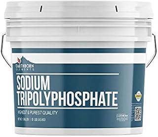 Sodium Tripolyphosphate, 1 Gallon Bucket (10 LBS) by Earthborn Elements, Powerful Cleaning Agent