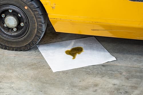 Image of White Oil-Only Meltblown Pads, Heavy Weight, 100 Count, 15 inchx17 inch, Highly Absorbent, Hydrophobic