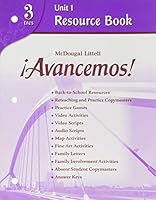 ?Avancemos!: Unit Resource Book 1 Level 3 061875363X Book Cover