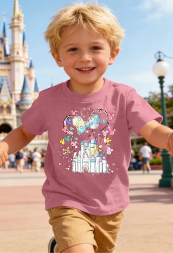 Image of Magical Shirts Women Girls Family Vacation Matching Shirt Magic Kingdom T-Shirt Mommy and Me Trip Short Sleeve Tops