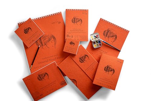 SM-LT Livre de dessin carré 180° - Mixed Media - 14x14 cm - 32 feuilles - 200 gsm – vue 6