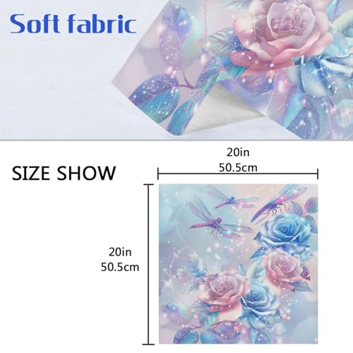 Servilletas de tela multicolor pack x6 20x20 pulg miniatura 6