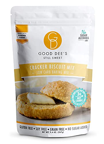 Good Dees Low Carb Baking Mixes, Corn Free Bread Mix Gluten Free & Cracker Keto Biscuit Mix - Gluten-Free, No Added Sugar, Grain-Free, Dairy-Free - Diabetic, Atkins & Ww Friendly #TOP3