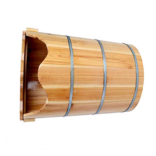 Spa de pies de madera natural con tapa 39x47 cm miniatura 2
