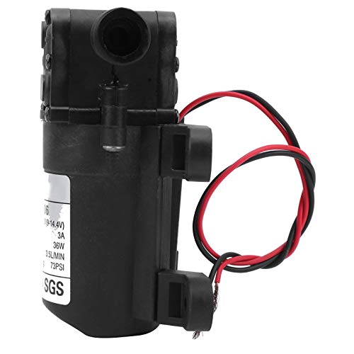 Bomba de Agua de Diafragma, Herramienta de Bombeo Mini Eléctrico 73PSI 3.5L/min G1/2IN 36W DC 12V, para Experimentos, Flores de Riego, Pulverización de Jardín, Bombeo de Acuario
