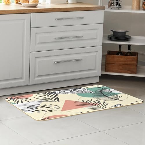 Tapete de cocina de mármol abstracto con acabado premium textil 7