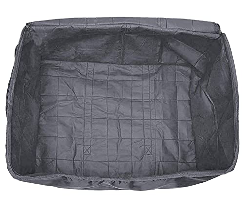 Image of Peafowl Double Bed Blanket Bag Cover /Saree Bag With Water Proof Dust Proof /King Size Blanket Cover Jumbo Bag (Grey)