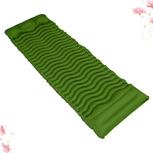 BESPORTBLE Tapete de dormir inflável para tenda, tapete de dormir ultraleve com almofada para caminh